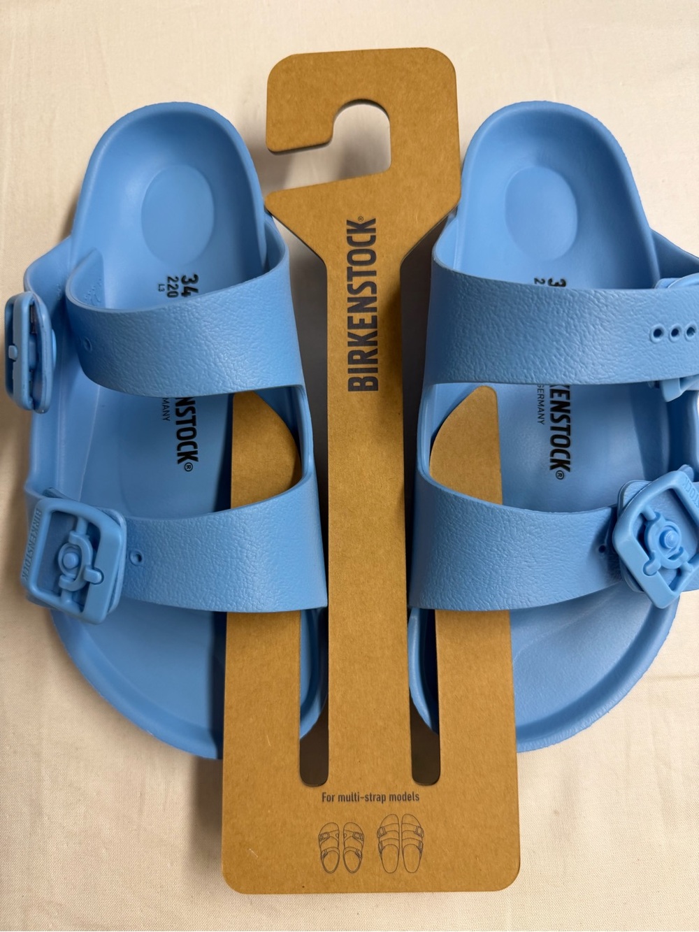 Birkenstock Kids Arizona EVA Sandals in Sky Blue